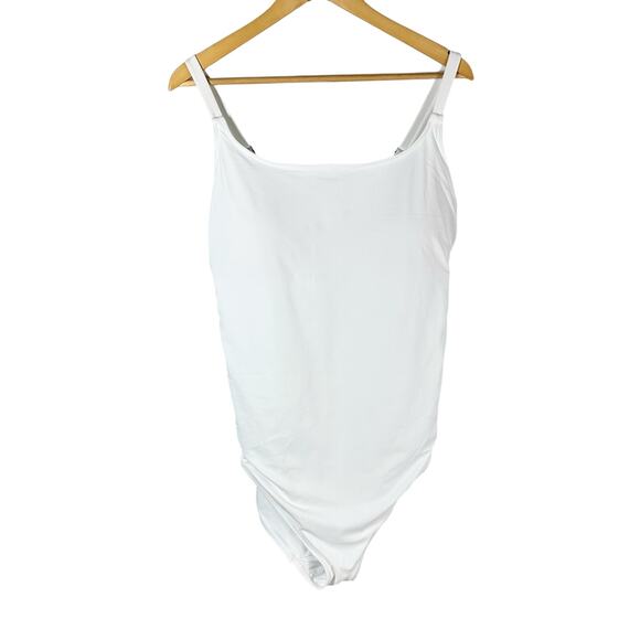 Andie The Amalfi Long Torso One-Piece Swimsuit White Size XXX LT - Picture 2 of 10